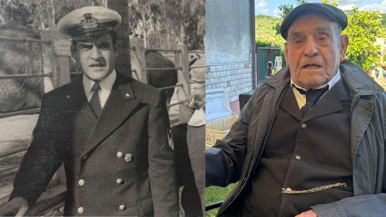 Francesco Satta oggi e ai tempi della Marina militare