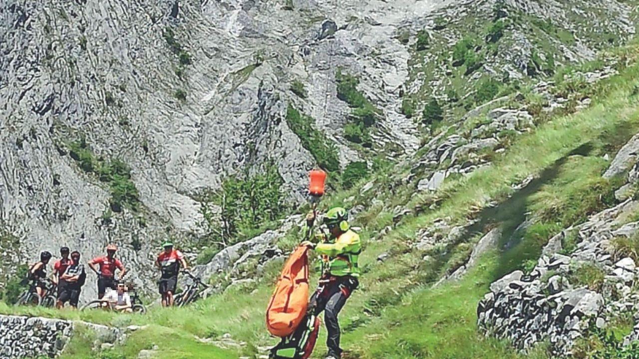 
	Un momento dei soccorsi

