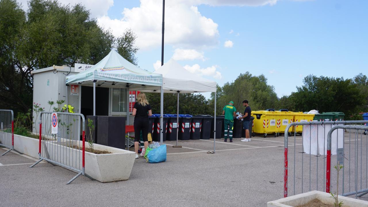 Il centro ambientale mobile a Olbia Mare
