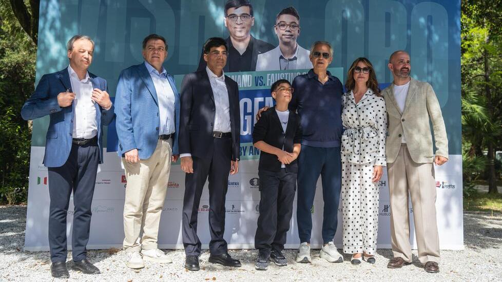 Vishy Anand e Faustino Oro alla Versiliana