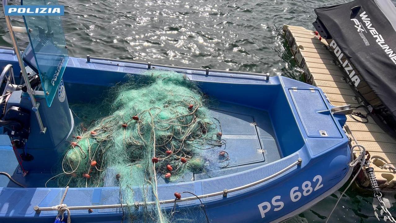 Scoperte quindici reti da pesca abusive nell’Area Marina Protetta