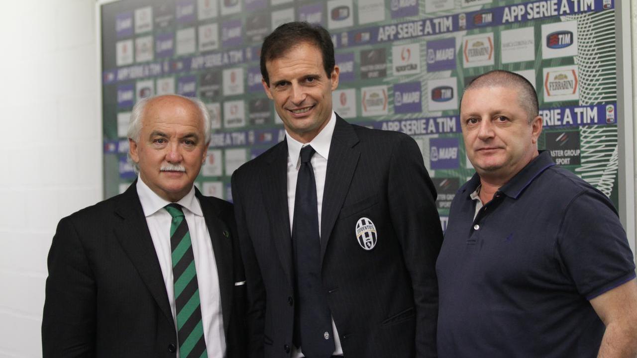 Gerry Esposito (a destra) con Remo Morini e Max Allegri