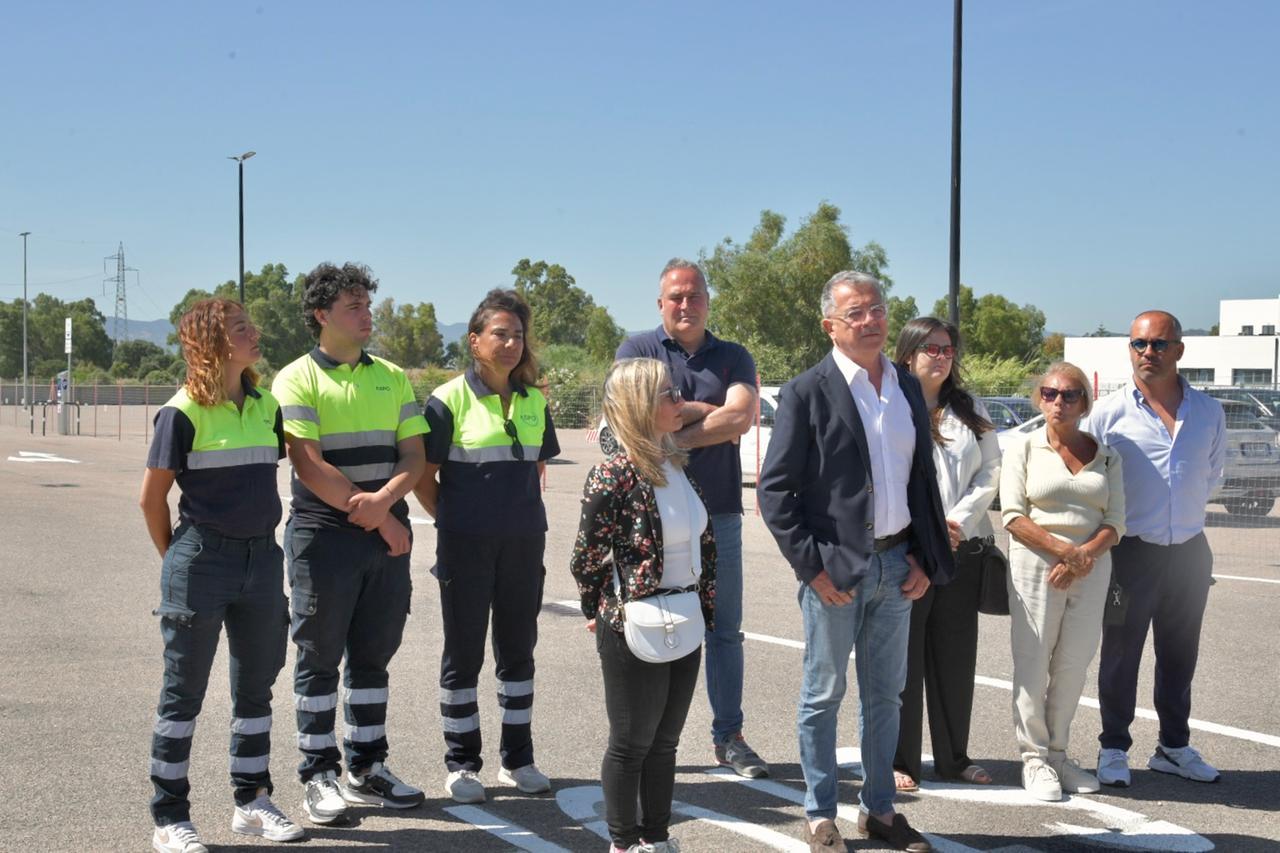 
	L'inaugurazione del nuovo parcheggio per camper (foto Vanna Sanna)

