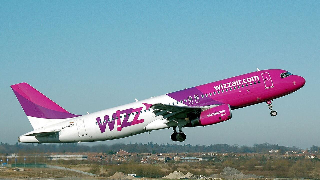 Un aereo di Wizz Air (foto Wikipedia)