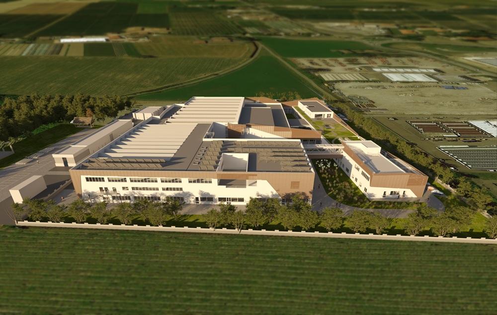 
	Il render del progetto di ampliamento

