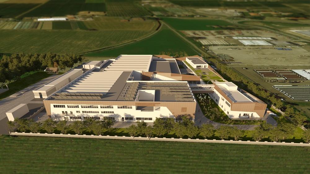 Il render del progetto di ampliamento