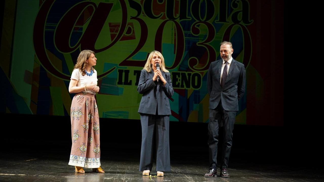 Francesca Ferri, Cristina Grieco e Cristiano Meoni (foto Stick)