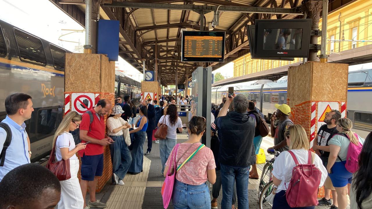 
	La situazione in stazione a Castelfranco


