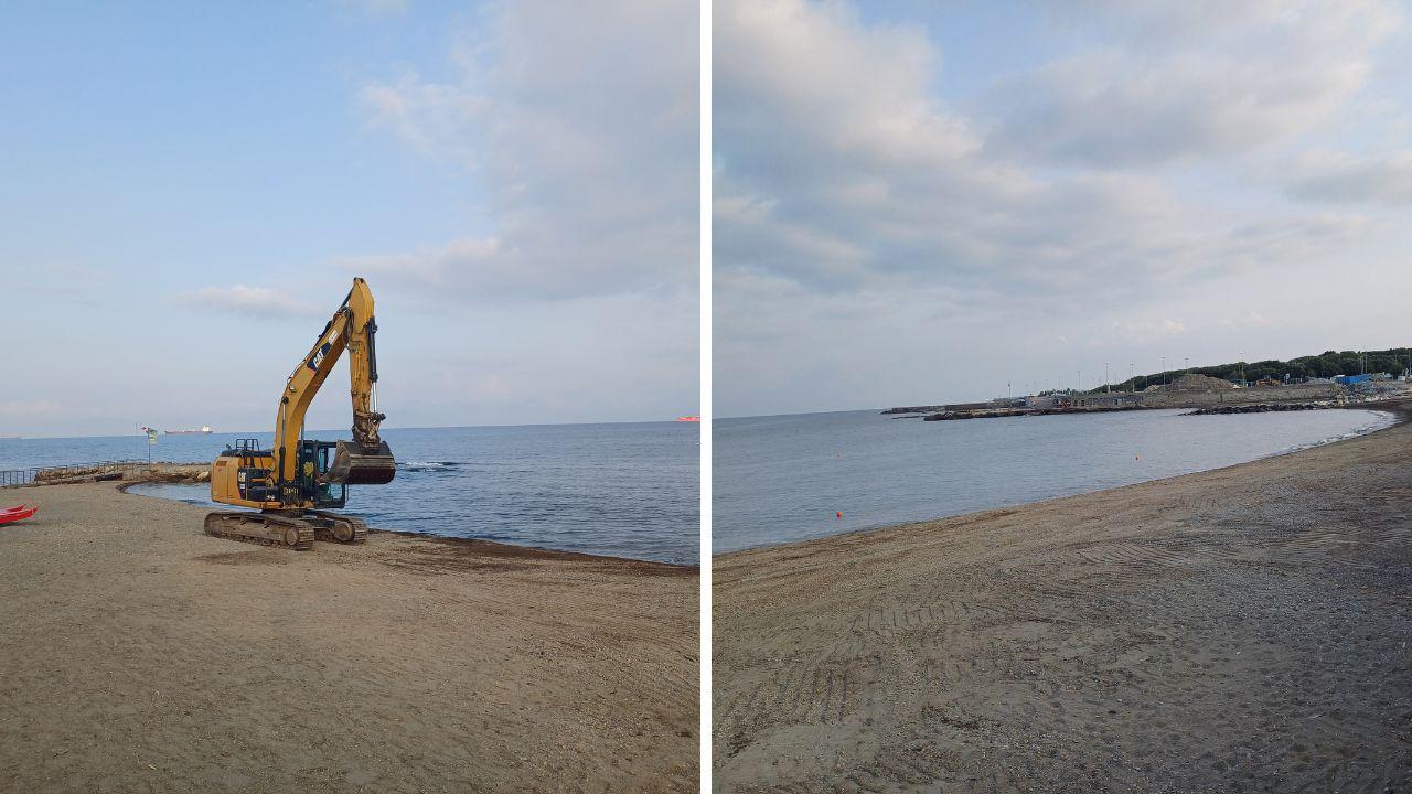A Livorno finalmente si torna in spiaggia ai 3 Ponti. Pulizia quasi terminata