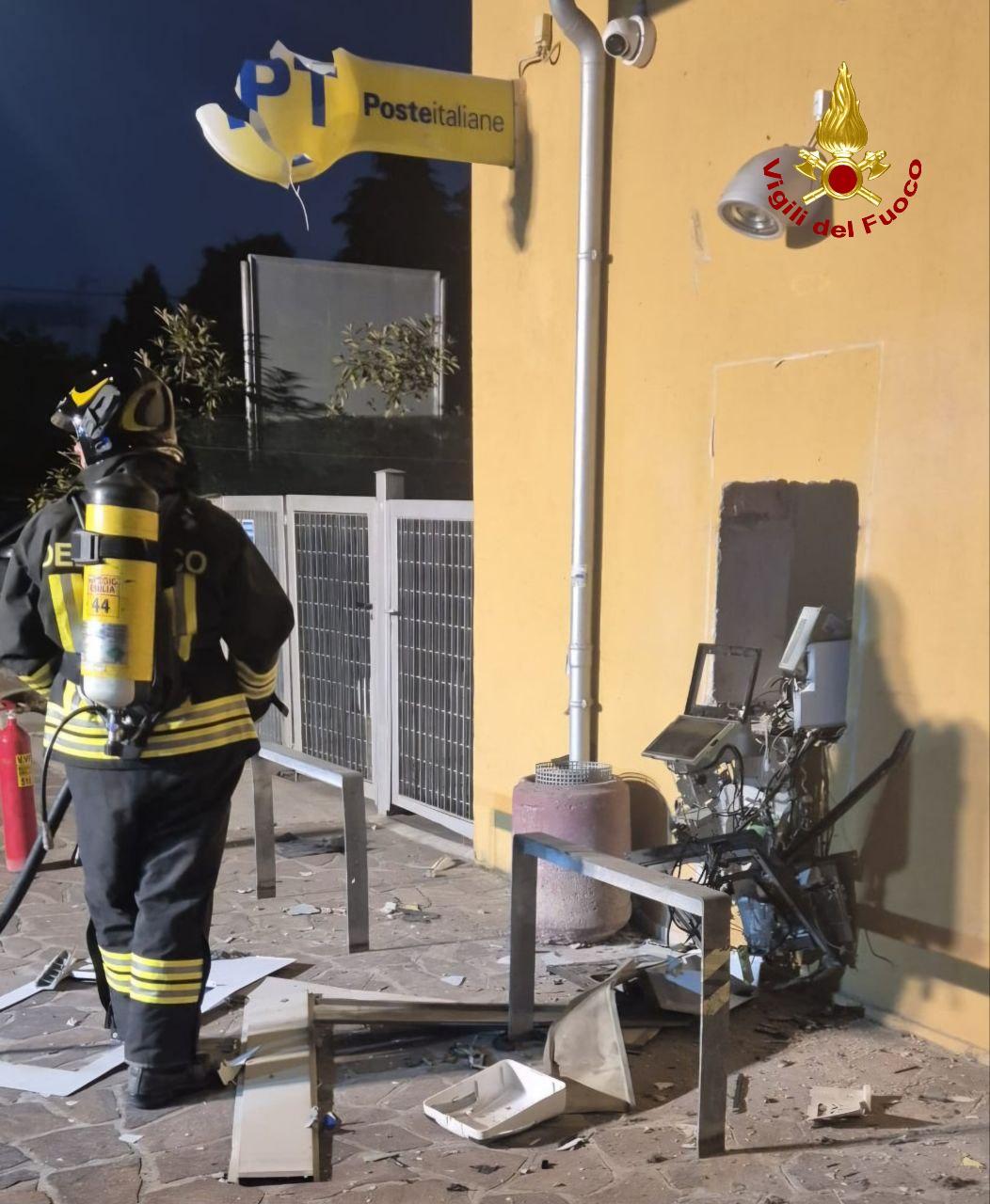 I ladri fanno esplodere un altro Postamat: stavolta tocca a Rolo