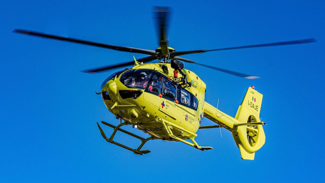 
	Sul posto l'elisoccorso della Regione (Foto di repertorio)

