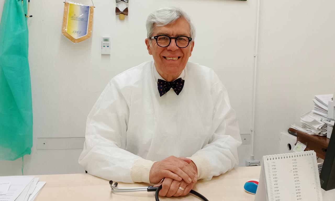 
	Nunzio Borelli nel suo studio a Medolla

