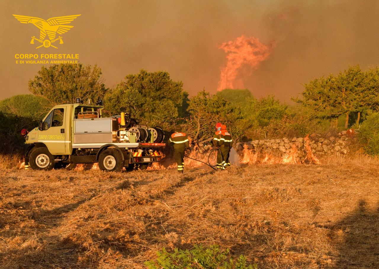 Giornata di incendi in Sardegna: 16 roghi da nord a sud. E scatta una nuova allerta