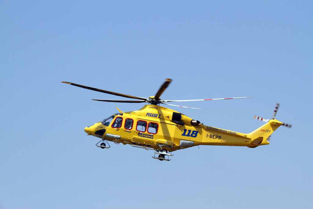 
	L'elisoccorso Pegaso (foto di repertorio)

