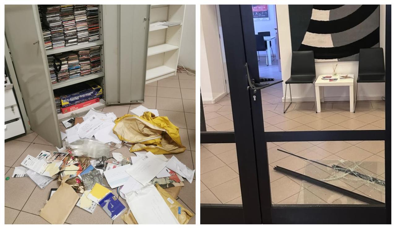 Firenze, furto e danni alla redazione di Controradio