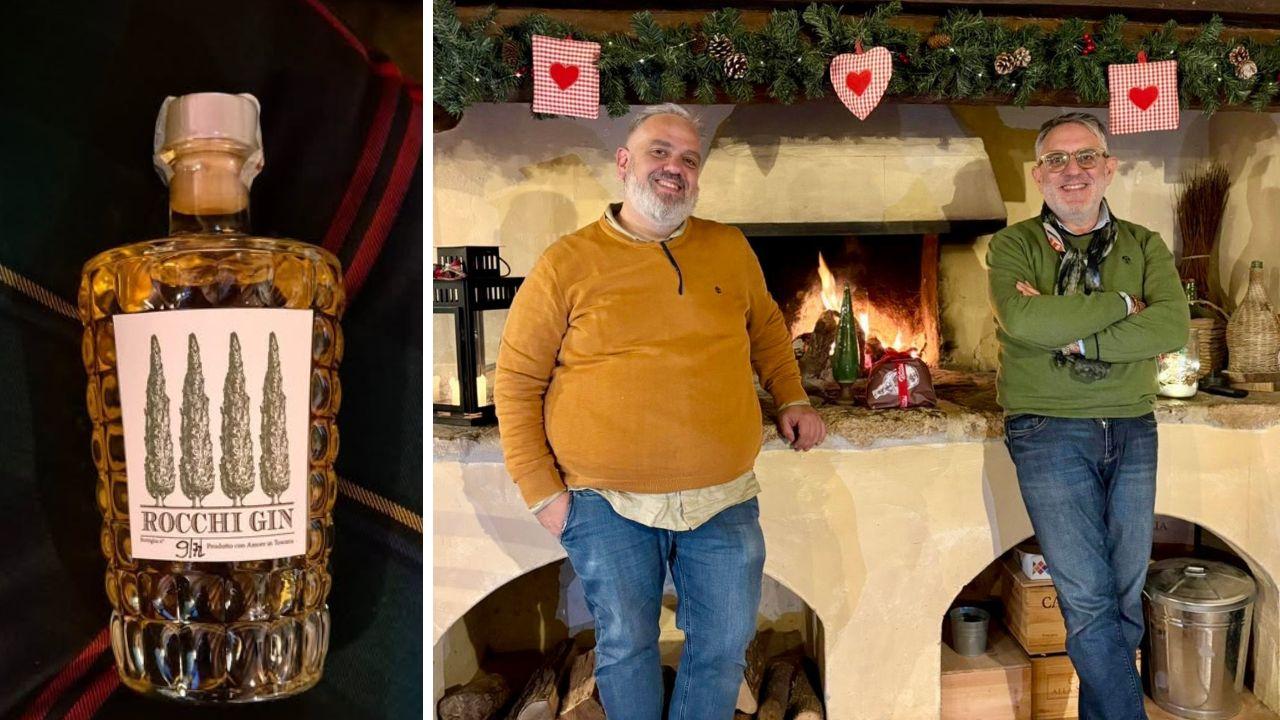 La bottiglia decorata a mano dal designer Mario Managò Pini