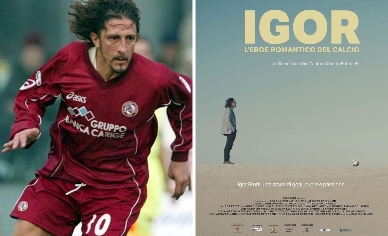 
	Igor Protti e il poster del fim


