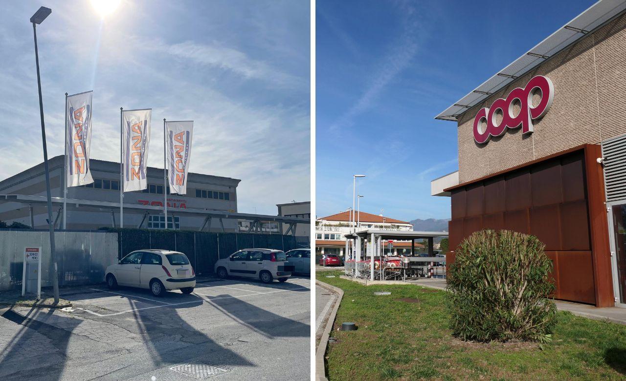 
	Due dei supermercati presenti

