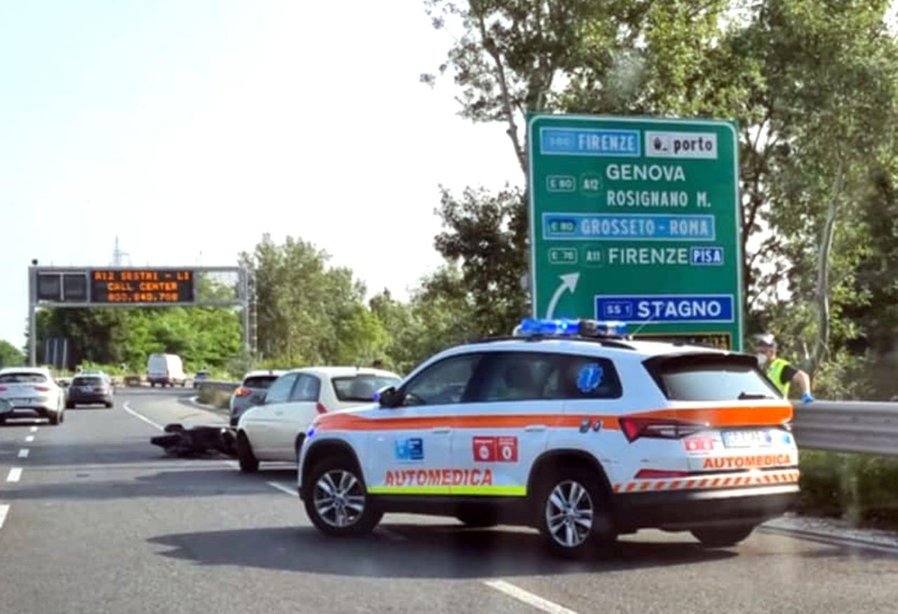
	L'incidente sulla Variante (foto Stick)

