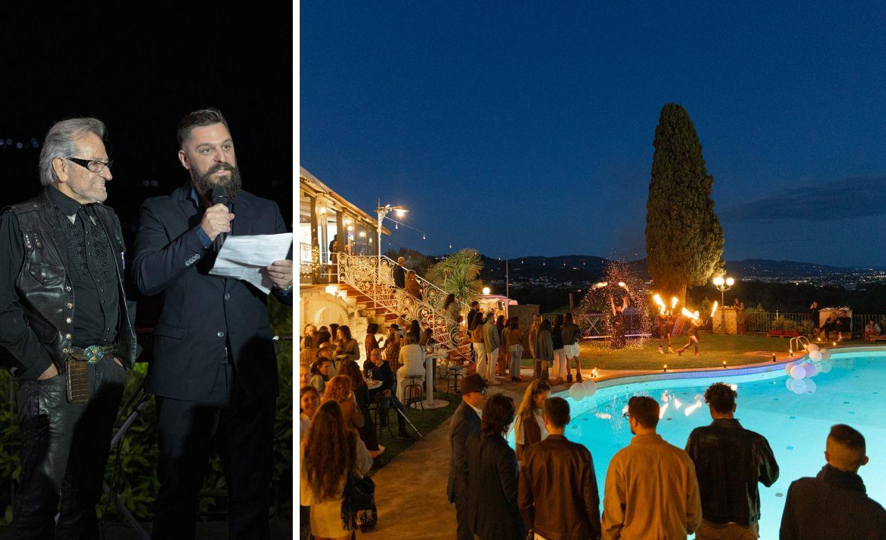 
	Valerio e Nicholas Giuntoli, a dx la festa agli Amici del Colle

