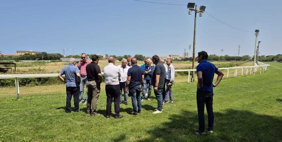 Il sopralluogo al Caprilli