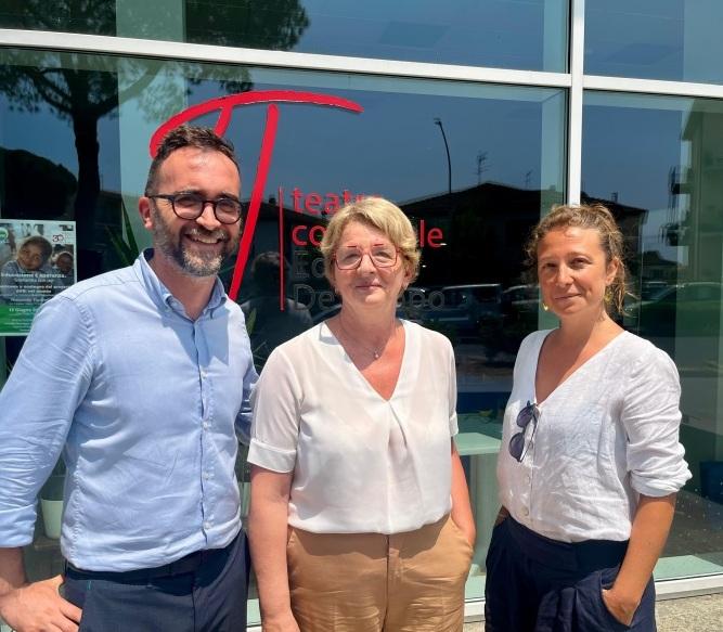 
	Michele Bianchi, Lia Burgalassi e Silvia Jop

