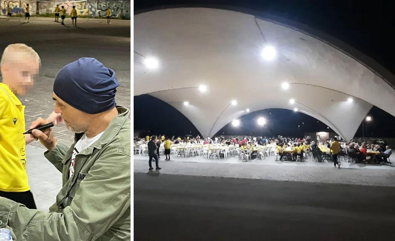 
	Luciano Spalletti alla cena dell'Avane (foto Fb Asd Avane)

