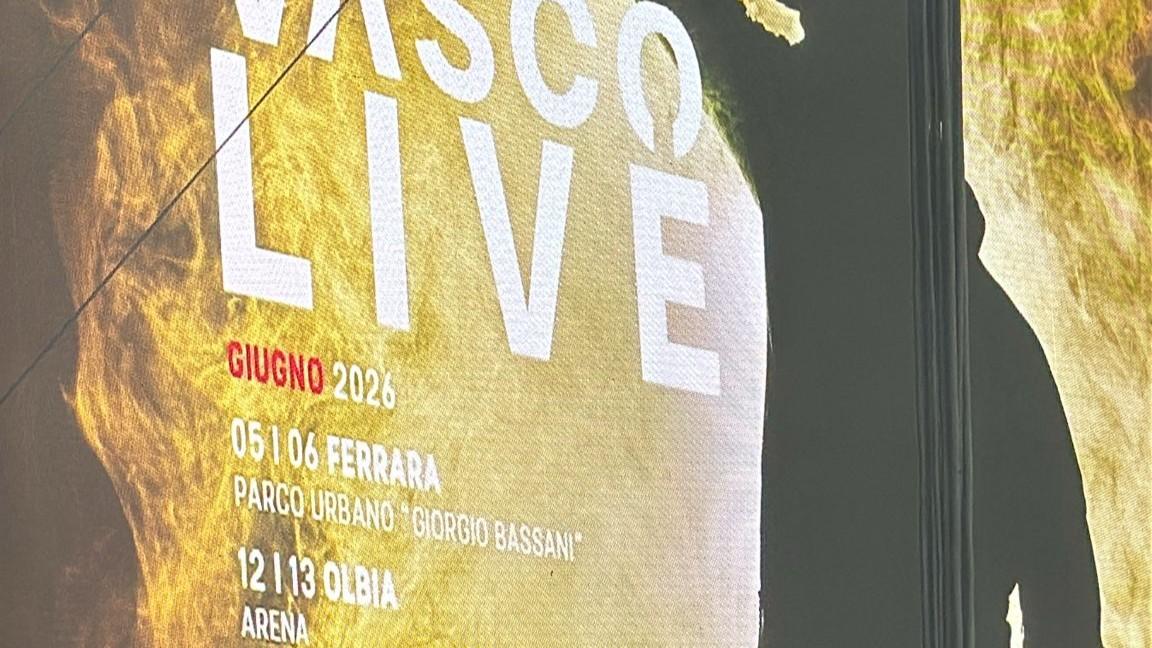 Vasco Rossi torna in Sardegna: due date a Olbia nel 2026