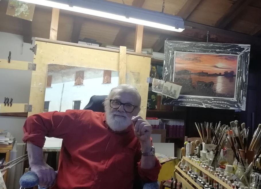 Ghedini, il pittore di Scortichino che racconta territori in via di estinzione