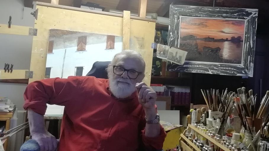 Ghedini, il pittore di Scortichino che racconta territori in via di estinzione