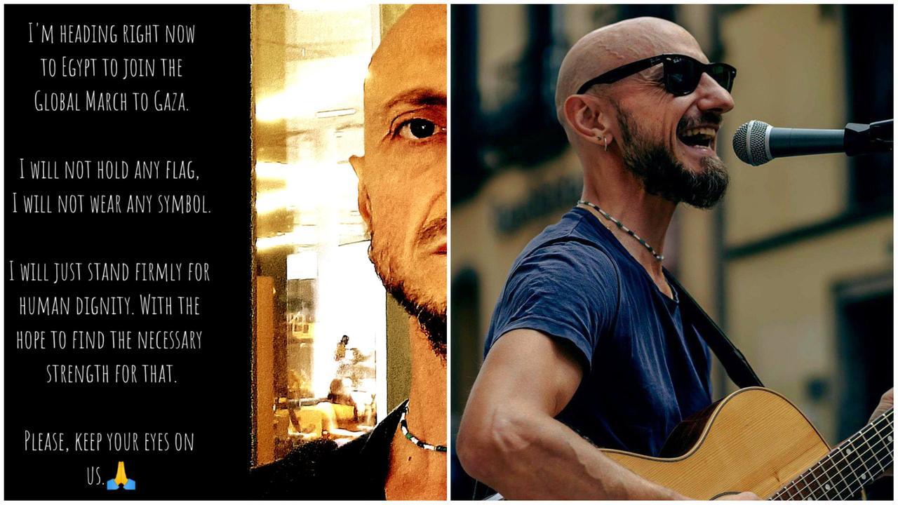 Marcia per Gaza, anche un musicista modenese fermato al Cairo dalle autorità egiziane