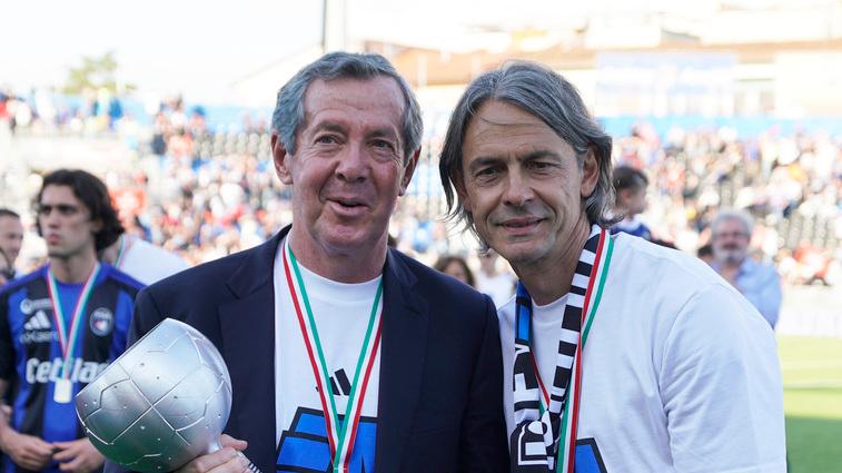 Alexander Knaster con Inzaghi