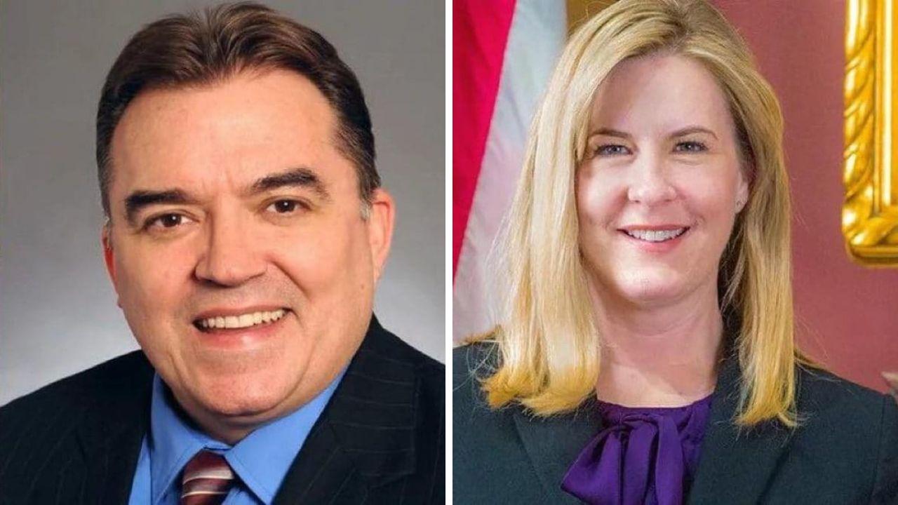 
	Melissa Hortman e John Hoffman

