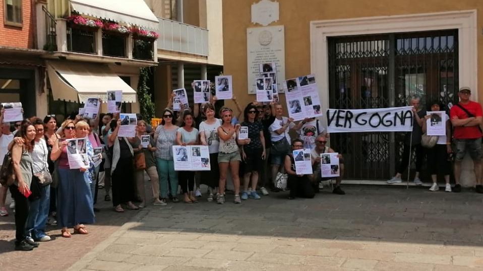 Protesta animalista a Santa Bianca: «Canile abusivo, va chiuso»<br>