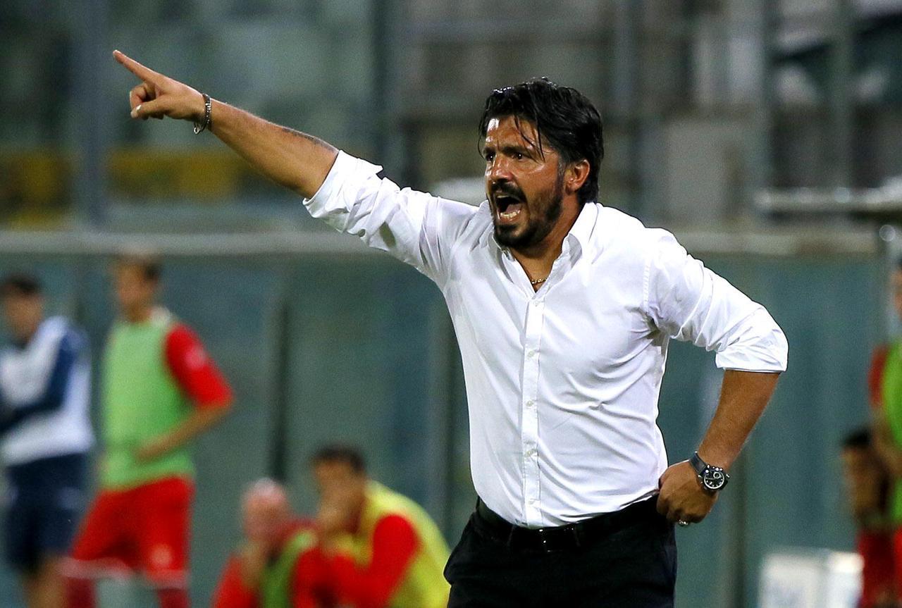 
	Rino Gattuso ai tempi del Pisa (foto archivio Muzzi 2015)

