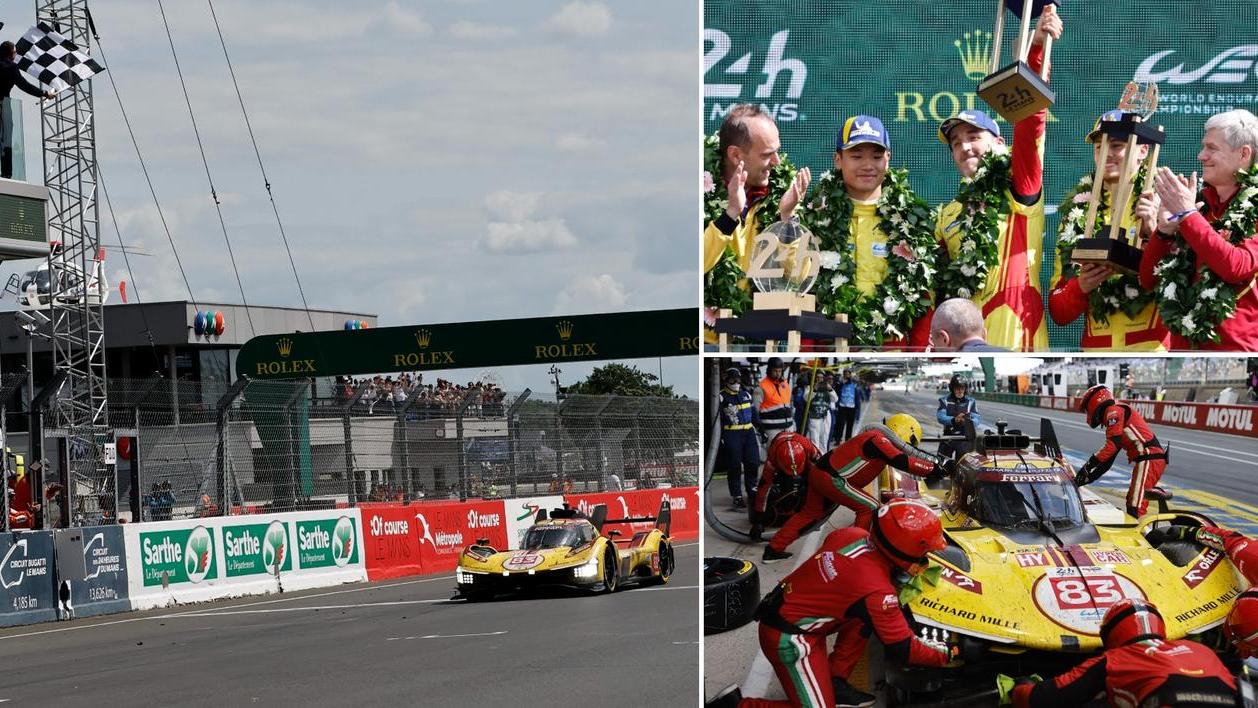 Storico tris Ferrari alla 24 Ore di Le Mans: il trofeo della vittoria per sempre a Maranello