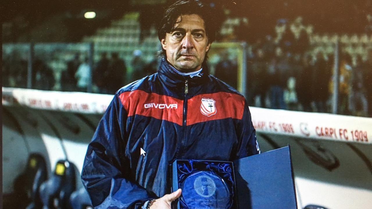 Roberto Perrone ai tempi del Carpi