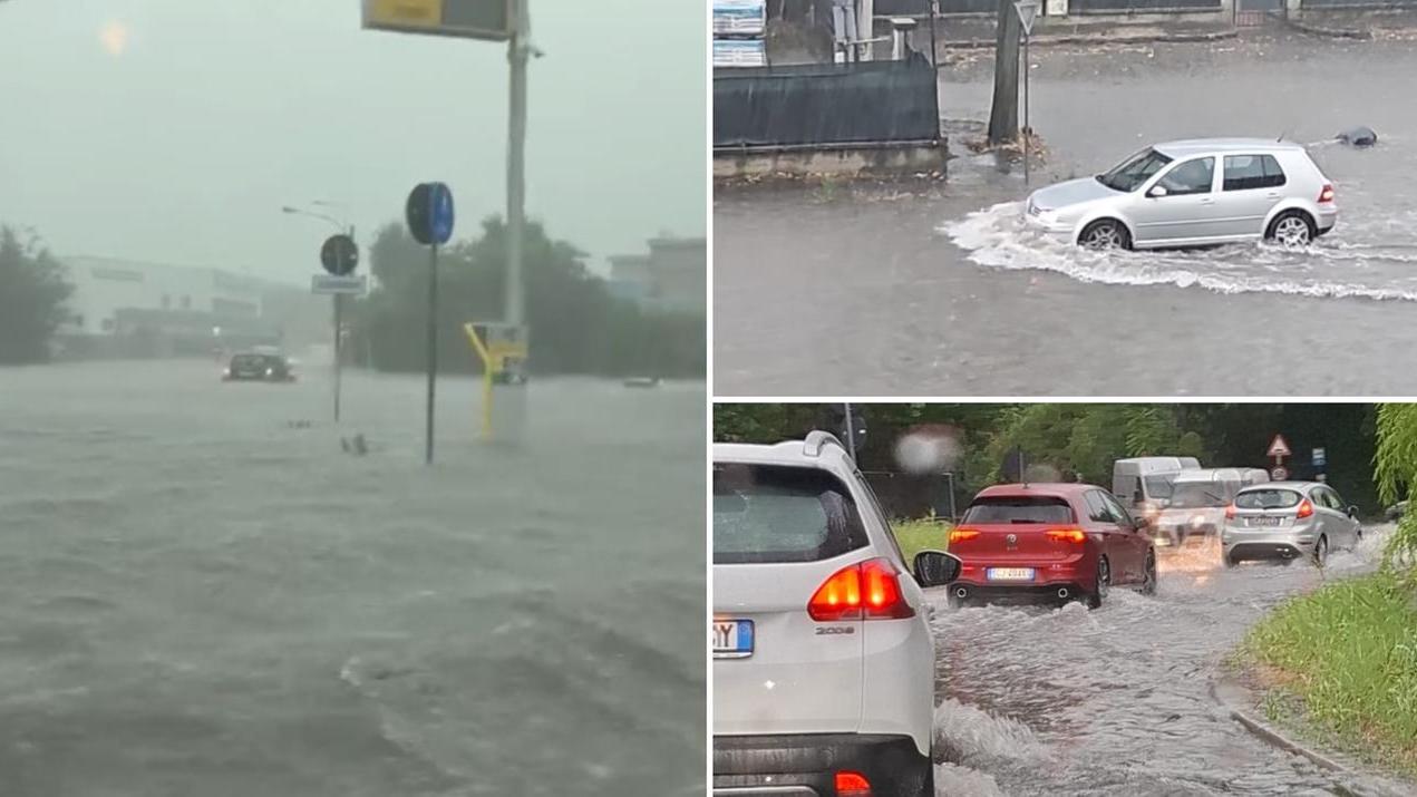 Strade allagate a Sassuolo, Spezzano e Casinalbo