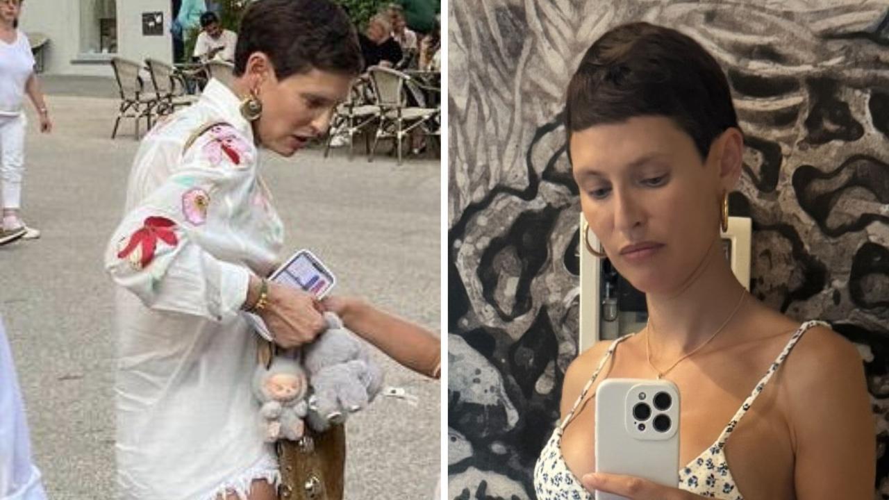 Bianca Balti in Versilia (a destra foto da Instagram)