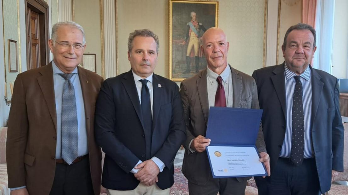 Sassari, al professor Francesco Camoglio l’onorificenza del Rotary