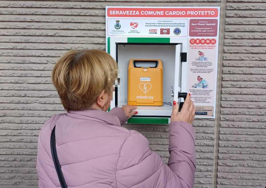 Il defibrillatore installato