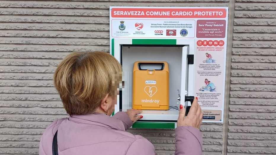 Il defibrillatore installato