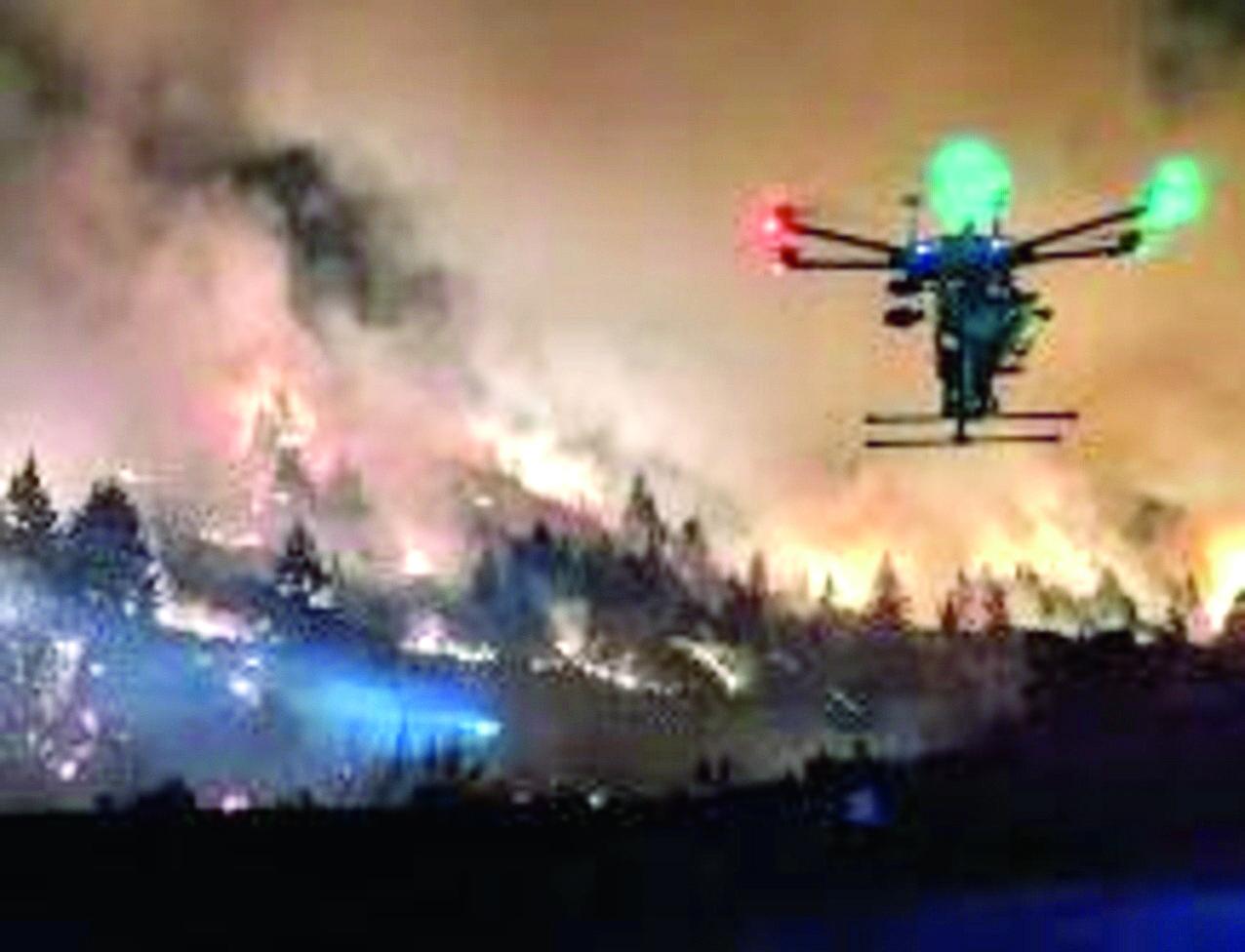 Droni e sensori contro gli incendi: maxi simulazione nel Montiferru