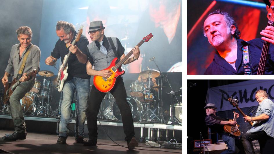 Rigo Righetti sul palco con Ligabue