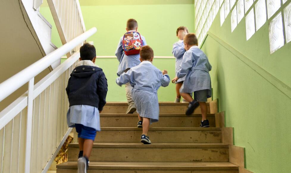 
	I bambini in una scuola materna (foto d'archivio)

