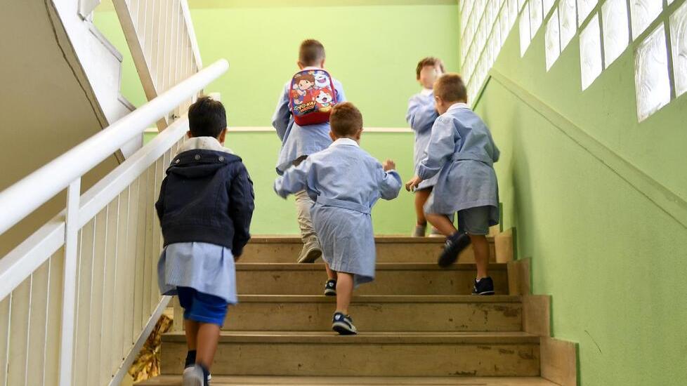 I bambini in una scuola materna (foto d'archivio)
