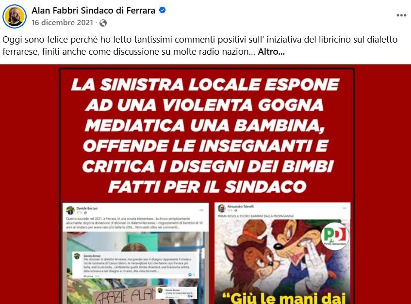 Ferrara, accusati di aver diffamato l’avvocato Bertasi sotto al post del sindaco