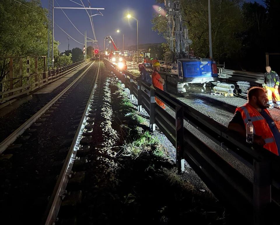 Ponte di Veggia, lavori rallentati a causa del maltempo