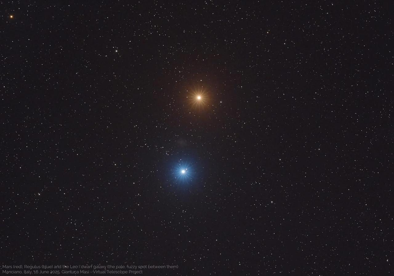 
	L'immagina catturata tramite il Virtual Telescope

