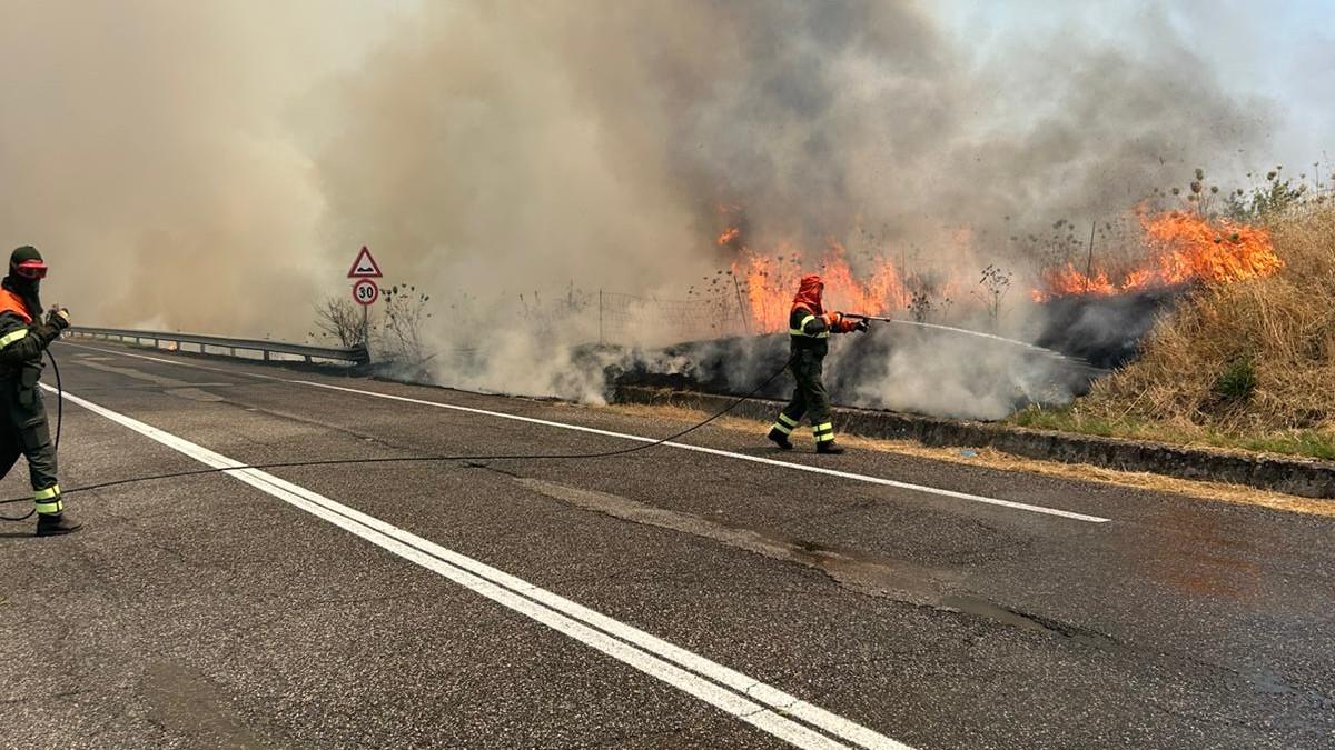 Maxi incendio tra Ottana e Nuoro: usato il “fuoco tattico” per respingere le fiamme – il VIDEO